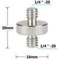 thumbnail image 2 of CAMVATE 1/4" & 3/8" Thread Screw Bolt Mixture Set for DSLR Camera Cage Rig & Accessories Assembly, 20 Pieces, 2 of 5