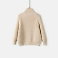 thumbnail image 5 of Gibobby Girls Cardigan Button Up Long Sleeve Chunky Knit Sweater Fall Cute Outerwear Coat,Beige,3-4 Years, 5 of 5