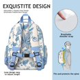 thumbnail image 5 of Lightweight Floral School Backpack, Waterproof, Multi-Layer Compartments, Buckle Closure, Perfect Birthday or School Present, 5 of 6