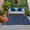 Blue, variant on Brown Indoor Outdoor Rugs 6x9 Ft, White Dots and Lines Fiber Abstract Art Minimalist Outdoor Patio Rugs Mat Washable Outside Area Rugs Carpet for Porch Deck RV Camping Pool Balcony Backyard