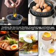 thumbnail image 4 of Cuiseur à œufs 2 en 1 - Support à œufs - Pocheuse - Accessoires Thermomix - Cuiseur à œufs - Accessoires pour robot culinaire pour 4 œufs pochés et 6 œufs durs - Sans BPA, 4 of 5