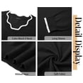 thumbnail image 5 of Fantaslook Color Block Sweaters for Women V Neck Pullover Lightweight Sweaters Long Sleeve Tops Fall Fashion Clothes, 5 of 7