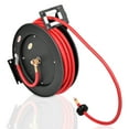 thumbnail image 4 of Gymax 3/8'' x 50' Auto Rewind Retractable Air Hose Reel Compressor 300 PSI, 4 of 10