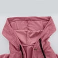 thumbnail image 4 of Erwazi Women's Slim Fit Corduroy Jacket Hooded Solid Long Sleeve With Chest Pocket Casual Jacket, 4 of 8