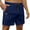 Navy, variant on JGNGSHN Elastic Men’s Waffle Shorts for Summer Sports Casual 4-Inch Length with Drawstring and Side Pockets
