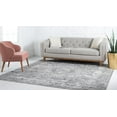 thumbnail image 3 of Rugs.com Oregon Collection Rug – 8 Ft Square Gray Low-Pile Rug Perfect For Living Rooms, Kitchens, Entryways, 3 of 9