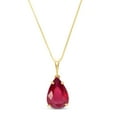 thumbnail image 2 of Galaxy Gold 14K Yellow Gold 5 Carat Ruby Pendant Necklace - July Birthstone - Passion & Protection - 16" to 24" - Fine Jewelry for Women, 2 of 4