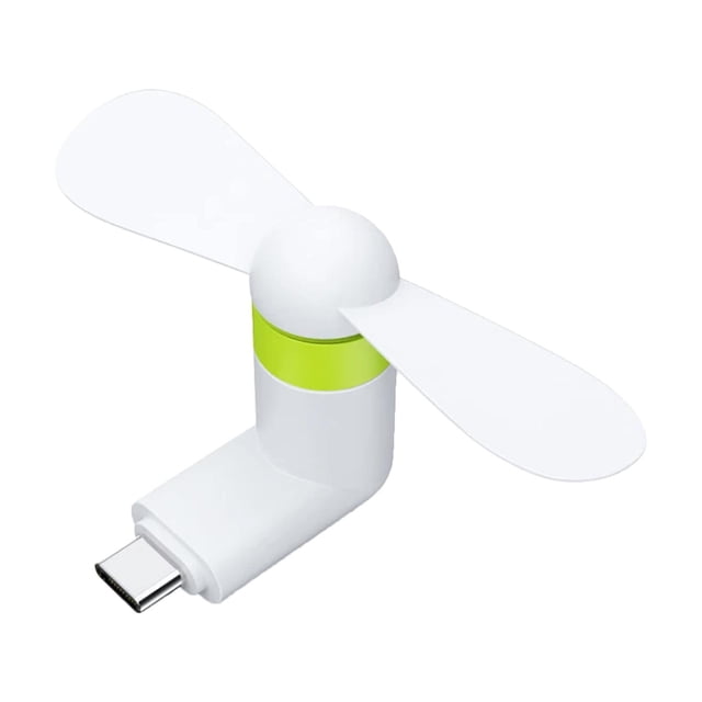 Ventilador USB-C BlitzWhite 1Pza Blanco 5W Silicón+Plástico VentDepot