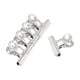 thumbnail image 3 of 10 Pcs Paper Ticket File Stainless Steel Springy Binder Clips, 3 of 5