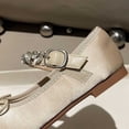 thumbnail image 6 of LvhaoGJOB Girls' Elegant Style Mary Jane Flats with Comfortable Fit and Flexible Flat Sole, 6 of 9
