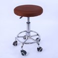 thumbnail image 3 of pitrice Elastic Bar Stool Covers Round Chair Seat Cover Cushion Slip Covers Coffee, 3 of 6