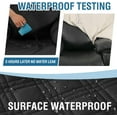 thumbnail image 2 of 100% Waterproof Recliner Cover with Side Pocket &Non-Slip Recliner Couch Slipcover, Washable Reclining Furniture Protector for Large Power Lift Recliner (Black), 2 of 6