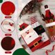 thumbnail image 2 of Funda para botella de vino CHAO 6 piezas diseño navideño Papá Noel muñeco de nieve alce, 2 of 5