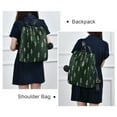 thumbnail image 4 of FORMRS Women's Travel Backpack Purse Anti-Theft Hidden Pockets Casual Shoulder Bag, Dark Green Plants, 4 of 7
