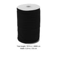 thumbnail image 2 of FESTFENDS Black Elastic Band for Sewing Strong Knit Elastic Rope for Masks and Fabric Crafts, 2 of 6
