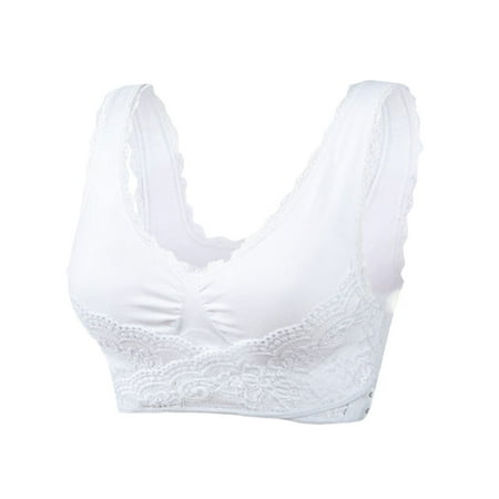 

1Pc Wrapped Chest Yoga Underwear Strap Bra Fitness Bra Camisole Breathable Underwear for Woman Lady Size XL(White)