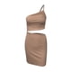 thumbnail image 1 of HH Design Sense Niche One-Shoulder Drawstring Dress Women's Summer Hollow Sheath Suspenders Jumpsuit Short Skirt, 1 of 1