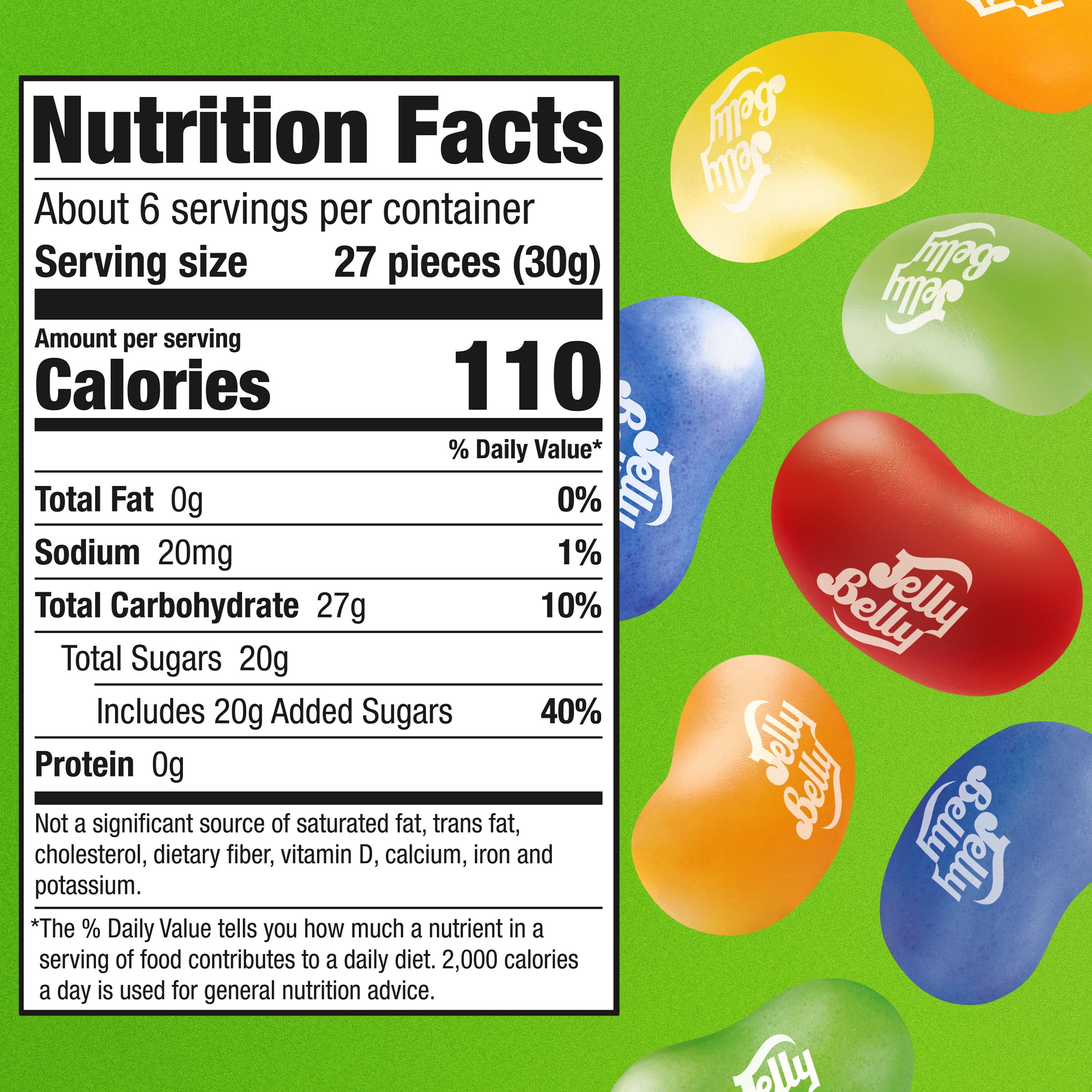 Jelly Belly Sour Jelly Bean Collection - 6 oz Peg Bag, 12-Count Case - Genuine, Official, Straight from the Source