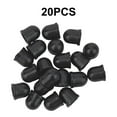 thumbnail image 3 of Skateboard Pivot Cups 20 Pack - Replacement Pu Polyurethane Accessories For 3.25 Inch Trucks - Black Flexible Pivot Tube For Longboards And Skateboards, 3 of 10