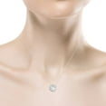 thumbnail image 4 of Davy - Round Halo Diamond Pendant, 4 of 5