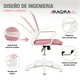thumbnail image 3 of Silla De Oficina Ergonómica Silla De Escritorio Giratoria Rosa Magma Life CHAOF1RO, 3 of 12