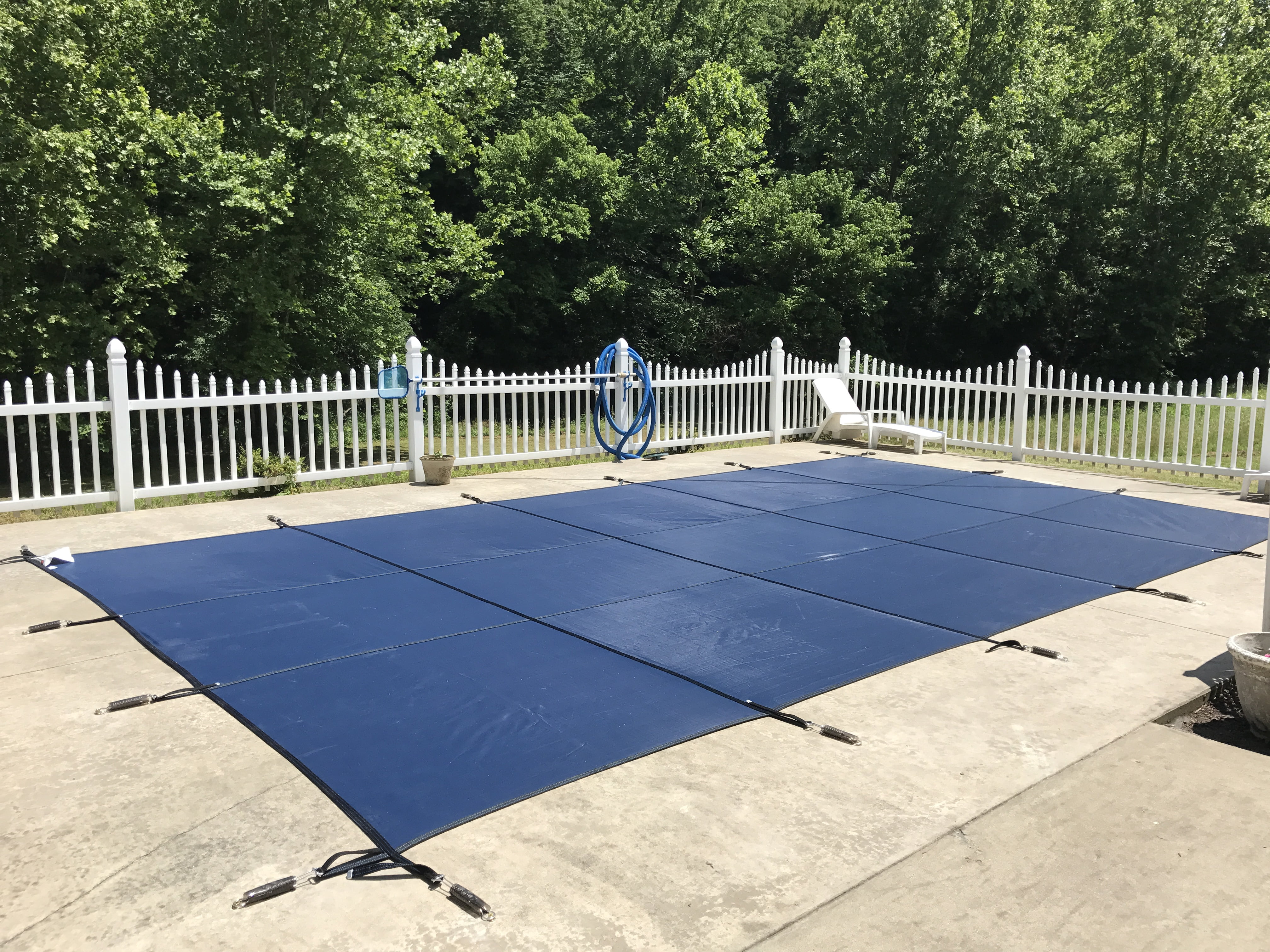 WaterWarden in-Ground Pool Safety Cover Fits 30’ x 60’ Rectangle Pool, UL Classified to ASTM F1346