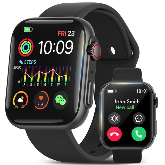 Reloj inteligente Zombazi de 1.98 pulgadas para Android y iPhone con más de 100 modos