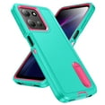 thumbnail image 2 of TECH CIRCLE for Motorola Moto G 5G (2025) PC+TPU Case, Anti-Drop Hybrid Heavy Duty Protective Phone Cover Shockproof Rugged Military Bumper Tough Kickstand Cover,Mint, 2 of 9