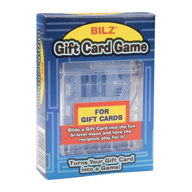 BILZ Fun Gift Card Puzzle Game, Fits Standard Gift Cards, Cash