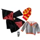 thumbnail image 2 of Disfraces de Potter, disfraz de Harris, capa de mago para niños, suéter de Gryffindor, bufanda, regalo de Halloween, Navidad, cosplay para niños, 2 of 5