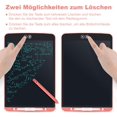 thumbnail image 3 of Partially Erasable Writing Tablet, 12 Inch Electronic Lcd Writing Board With Anti-Clearance Function And Thick Lines, Paperless Pen For Writing, Drawing, Notes, Great Gifts (Rose), 3 of 7