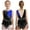 Blue, variant on Gymnastics Leotards for Kids Girls Sparkle Sleeveless One Piece Tumbling Ballet Dance Unitard Biketard Dancewear White 6