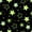Black Green, variant on Manfei Twinkling Stars Print Queen Comforter Set,Celestial Theme Comforter Sets Queen,Green White,Reversible,3-Piece,1 Comforter and 2 Pillowcases