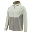 thumbnail image 1 of Ceisia Men's Casual Solid Color Hooded Zippered Pocket Windproof Waterproof Fitted Jacket Running Fitness Training Top Ou twear JacketsFeatures: Gift, 1 of 7