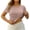 Khaki#9527, variant on Women's Short Sleeve T Shirts With Built In Bra Solid Color Loose Summer Tees for Women