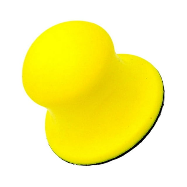 OULII 1Pcs Bloc de Ponçage Ponceuse à Main Jaune pour Professionnels de l'Entretien à Domicile