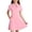 Pink, variant on Plebaso Girls Dresses Summer Kids Girls School Uniform Short Sleeve Collar Shirt Dresses with Pockets