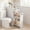 White, variant on ELLEGNT Bathroom Storage Cabinet on Rolling Wheels – Slim Design, Slide-Out Drawer, Spacious Top, Black