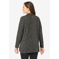 thumbnail image 2 of Woman Within Plus Size French Terry Quarter-Zip Sweatshirt, 2 of 6
