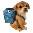 thumbnail image 1 of Cute Dog Pen Holder For Desk 5*5*3 Inch Sitting Dog Pencil Holder Student Stationery Holder Pen Storage Container Resin Desktop Pencil Stand Decor Pen Organizer Pencil Cups Fo, 1 of 4
