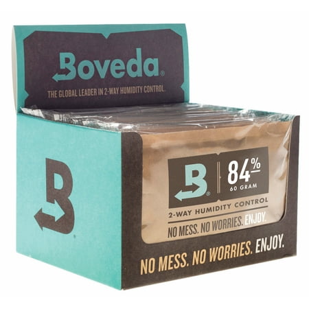 Boveda 84% RH 2-Way Humidity Control, Large 60 gram, Retail 12-pack Cube