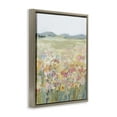 thumbnail image 4 of Stupell Industries Soft Wildflower Meadow Landscape Painting Brown Floater Framed Art Print Wall Art, 17 x 21, 4 of 10