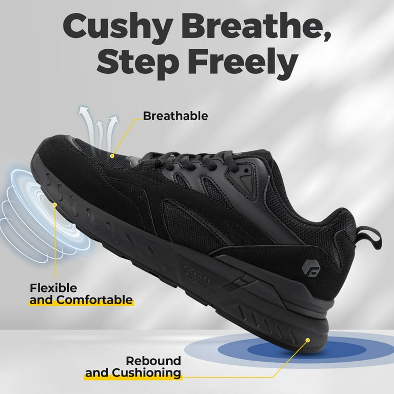 FitVille Womens Extra Wide Walking Shoes Workout Sneakers with
