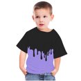thumbnail image 2 of Shirts for Girls Teens Cute Girls Crewneck Shirts Short Sleeve Top for Girls 10-12 Color Block Shirts for Boys Girls Blouses Size 6 my orders, 2 of 5