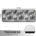 thumbnail image 5 of Kitchen Rugs Sets Of 2,Gray Highland Cow Bird Pattern Anti Fatigue Kitchen Mat Rugs Non Slip Washable,Decorative Kitchen Floor Mats for Kitchen,Sink,Laundry,17"x47"+17"x47", 5 of 5