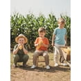 thumbnail image 5 of BemeyourBBs 3 Packs Toddler Baby Boys Girls Harem Pants with Pockets Baggy Cargo Pants Barrel Pants Elastic Waist Balloon Long Pants Boho Muslin Basic Bottoms Hippie Baby Clothes, 5 of 9
