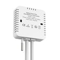thumbnail image 2 of Tuya ZigBee Thermostat Intelligent pour Pilote Fil Radiateur de Chauffage Support Surveillance de l'Électricité Télécommande, 1 * Tuya ZigBee Thermostat Intelligent, Blanc, 2 of 7