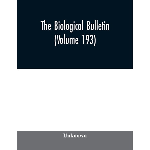 The Biological bulletin (Volume 193), (Paperback)
