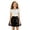 Black, variant on SUYIDA Girls Layered Ruffle Shorts Casual Summer Wear Lightweight Comfort Easy Move Back to School Spring Outfit Shorts