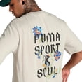 thumbnail image 5 of Playera Puma Floral Sport Boxy para Hombre 689557-68 marron claro M, 5 of 5
